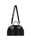 Dries Van Noten Suede Duffle Bag In Black