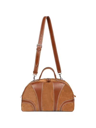 DRIES VAN NOTEN SUEDE DUFFLE BAG