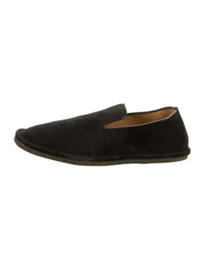 Pre-owned Dries Van Noten Suede Loafers W/ Tags In Black
