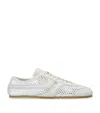 Dries Van Noten Sneakers Mit Veloursleder In White