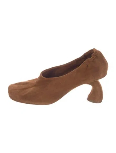 Pre-owned Dries Van Noten Suede Pumps In Brown