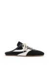 Dries Van Noten Black Suede Sneaker Mule Loafers