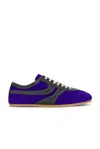 Dries Van Noten Suede Sneaker In Purple