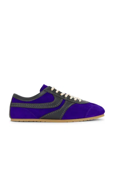 Dries Van Noten Suede Sneaker In Purple