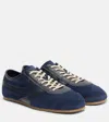 Dries Van Noten Suede Sneakers In Blue