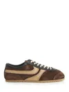 Dries Van Noten Leather-trimmed Suede Sneakers
