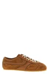 Dries Van Noten Women Suede Sneakers In Brown