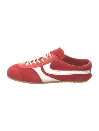 Pre-owned Dries Van Noten Suede Sneakers In Multi