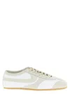 Dries Van Noten Leather And Suede Low Profile Sneakers In Neutral