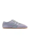 Dries Van Noten Low-profile Sneakers With Suede And Leather Accents In Purple