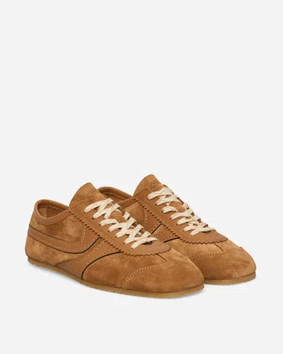 DRIES VAN NOTEN SUEDE SNEAKERS TAN