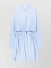 Dries Van Noten Suit With Belted Waist And Button-down Front
