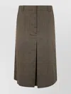 Dries Van Noten Sulia Skirt With Slits And Pockets In Multi