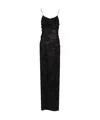 Dries Van Noten Womens Black Dirios Sleeveless Jacquard Woven Maxi Dress In Black