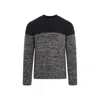 Dries Van Noten Knitted Crewneck Sweater In Blue