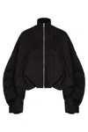 Dries Van Noten Women Haqua Cotton Bomber Jacket In Black