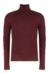 Dries Van Noten Sweater With A Turtleneck In Wool In Red