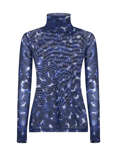 Dries Van Noten Sweaters In Blue