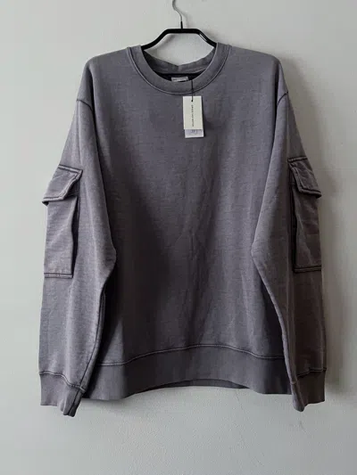 Pre-owned Dries Van Noten Sweatshirt Jersey Faded In Blue