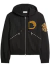 Dries Van Noten 02800-harrine Emb 1610 M.k.sweater - 100% Cotton Made In Turkey In Black