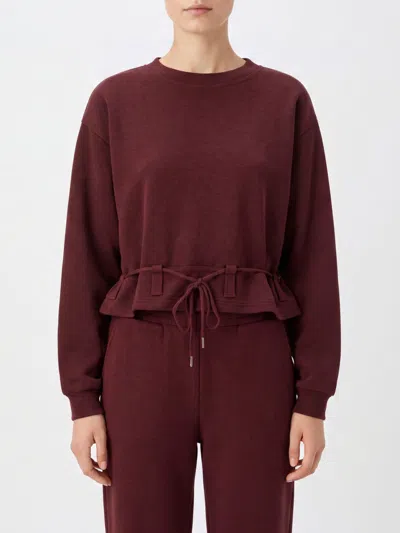 Dries Van Noten Sweatshirt Woman Color Burgundy In 酒红