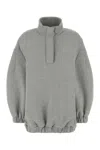 Dries Van Noten Oversized Cotton-blend Jersey Sweatshirt In Grey