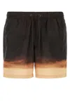 Dries Van Noten Gradient Pattern Swim Trunks In Printed