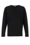 Dries Van Noten Hubbot Long-sleeved Crewneck T-shirt In Black