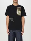 Dries Van Noten Crew Neck Graphic Print T-shirt In Black