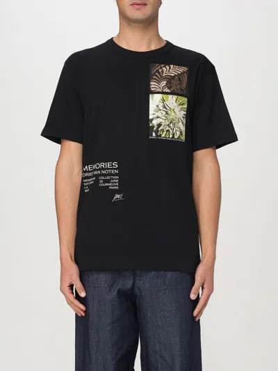 DRIES VAN NOTEN T-SHIRT DRIES VAN NOTEN MEN COLOR BLACK,G58873002