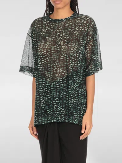DRIES VAN NOTEN T-SHIRT DRIES VAN NOTEN WOMAN COLOR GREEN,H01754012
