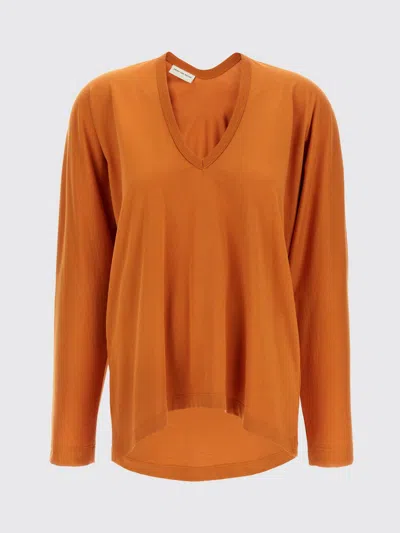 DRIES VAN NOTEN T-SHIRT DRIES VAN NOTEN WOMAN COLOR ORANGE,H09831004