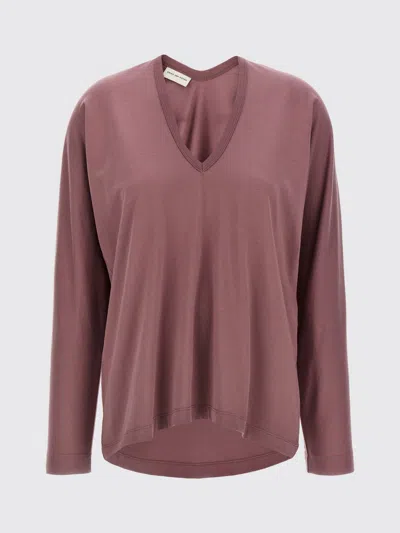 DRIES VAN NOTEN T-SHIRT DRIES VAN NOTEN WOMAN COLOR VIOLET,H09831019