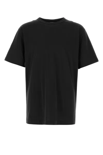 Dries Van Noten Heer Cotton Crew Neck Short Sleeve T-shirt In Black