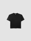 Dries Van Noten Crew Neck Short Sleeve Cotton T-shirt In Black
