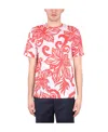 Dries Van Noten T-shirt With Round Neck And Short Sleeves In Pink