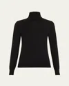 Dries Van Noten Wool Turtleneck Sweater In Black