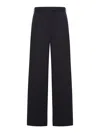 Dries Van Noten Tailored Mohair Wool Trousers In Black