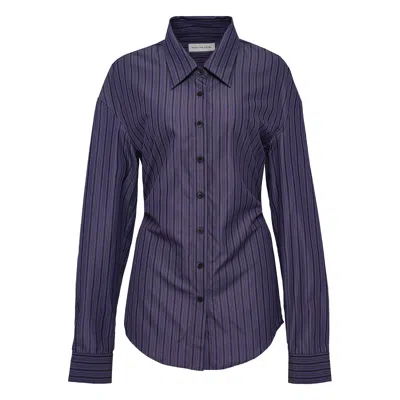 Dries Van Noten Tailored Shirt In Burgundy