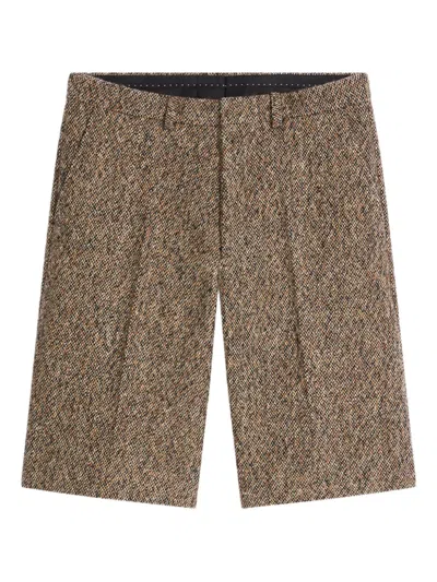 Dries Van Noten Tailored Shorts In Brown