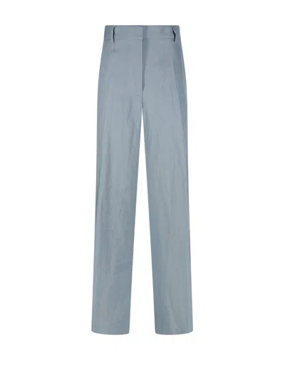 Dries Van Noten Belt-loop Casual Pants In Grey