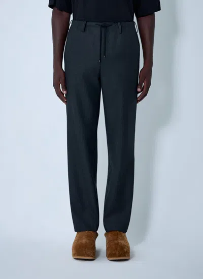 Dries Van Noten Tailored Wool Pants In Gray