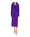 Dries Van Noten Tailored Wool Skirt In Purple
