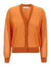 Dries Van Noten Talita Cardigan In Orange
