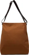 Dries Van Noten Tan Canvas Bag In 701 Rust