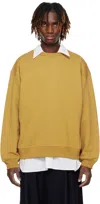 Dries Van Noten Tan Dropped Shoulders Sweatshirt In 205 Ocra