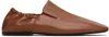Dries Van Noten Tan Elasticized Loafers