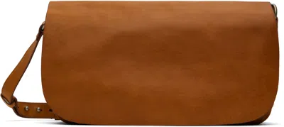 Dries Van Noten Tan Leather Bag In 712 Tan