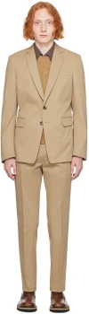 Dries Van Noten Single-breasted Blazer In 102 Camel