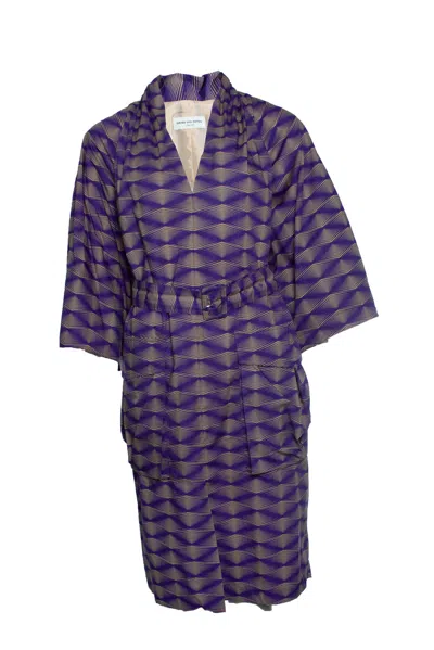Dries Van Noten , Tanisha Printed Poplin Minidress In Purple